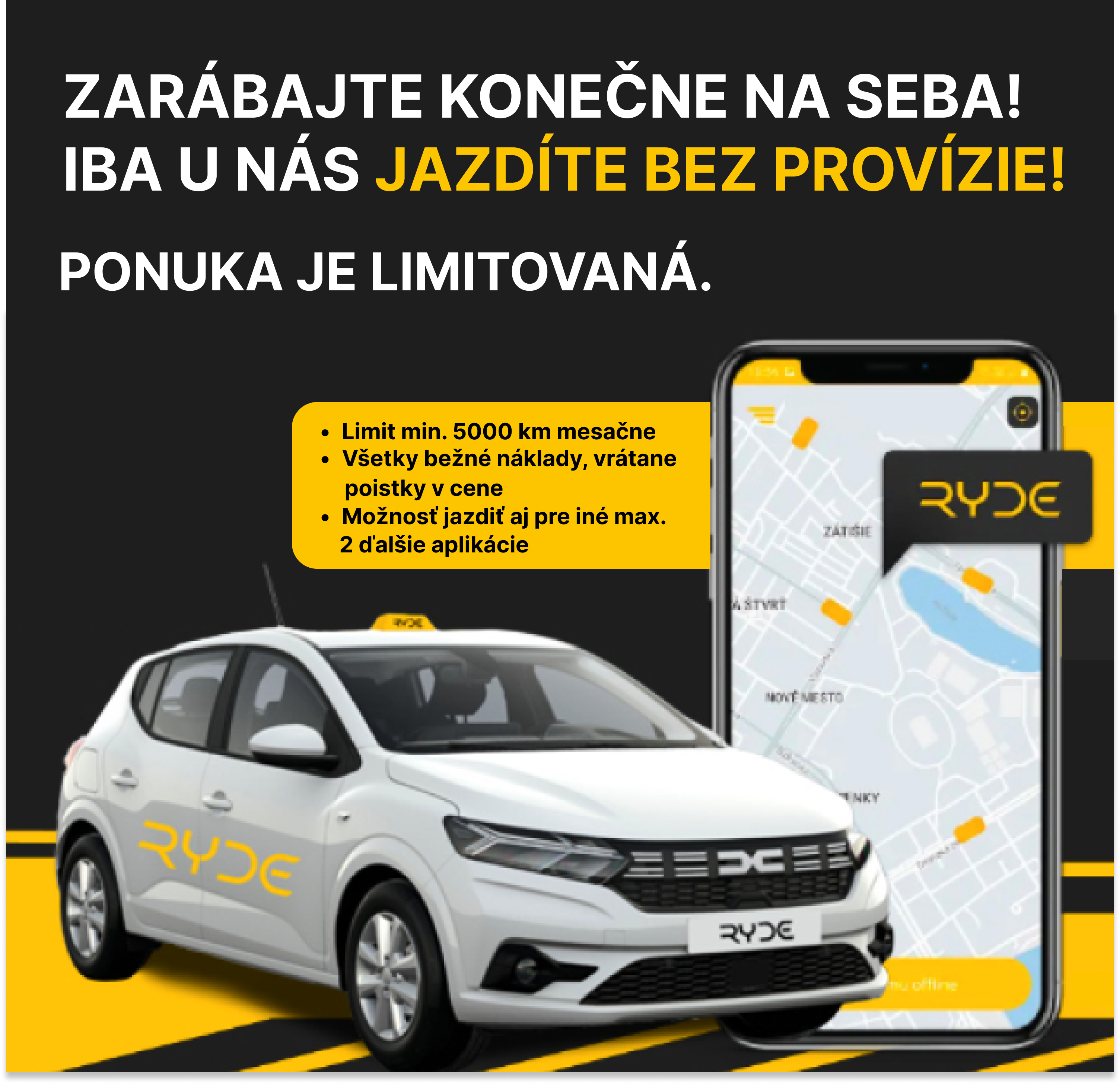 eko taxi hľadá vodičov